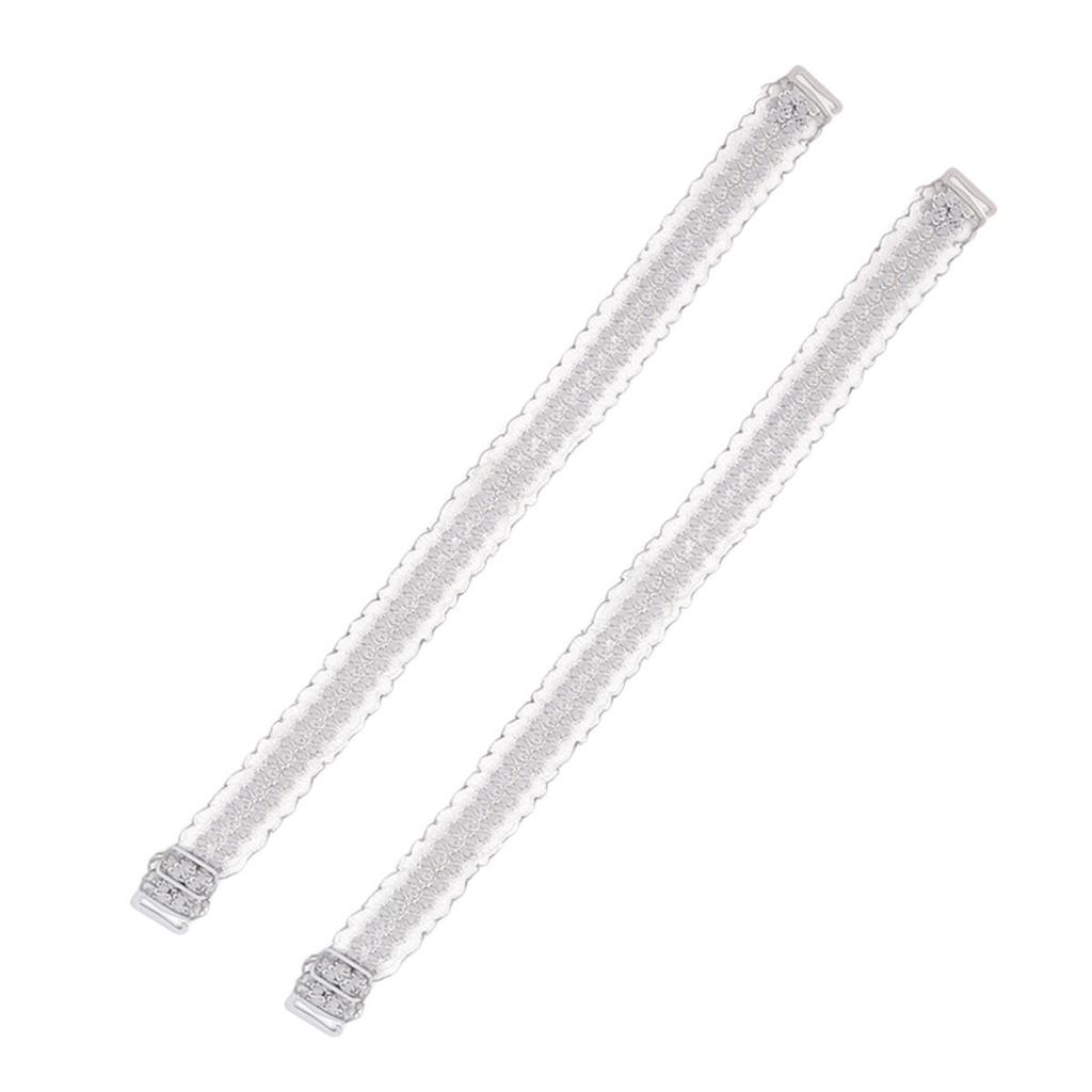 Регулируемые кружевные бретели для нижнего белья, женские эластичные, тянущиеся, для бюстгальтера, нескользящие, сетчатые, с полым цветочным узором, аксессуары для бретелей нижнего белья