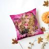 Friday GGyarues Cushion Cover Iceland Washable Linen Soft  for Daily Sofa Bed Home Room Decor