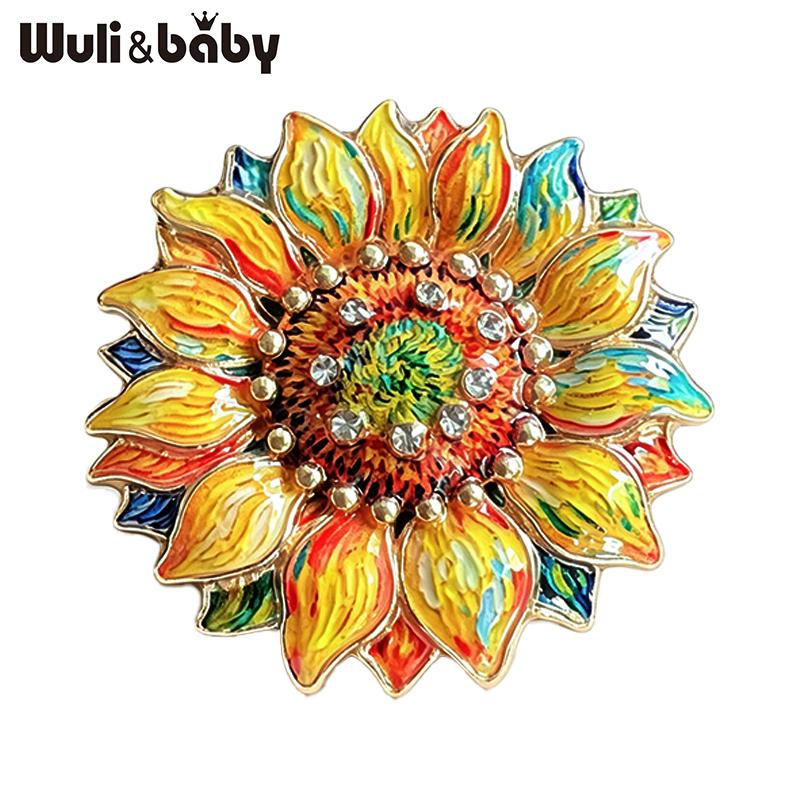 Xiaomi Wuli&baby Известные Картины Броши Для Женщин Унисекс 9-дизайн Звездная Ночь Подсолнухи Ирис И Жнец Вечеринка Брошь Значок
