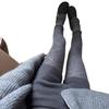 High-End Gray Rhombus Pattern Leggings Pantyhose Autumn And Winter Explosion Micro-Pressure Thin Small Fragrant Pantyhose Beautiful Leg Socks