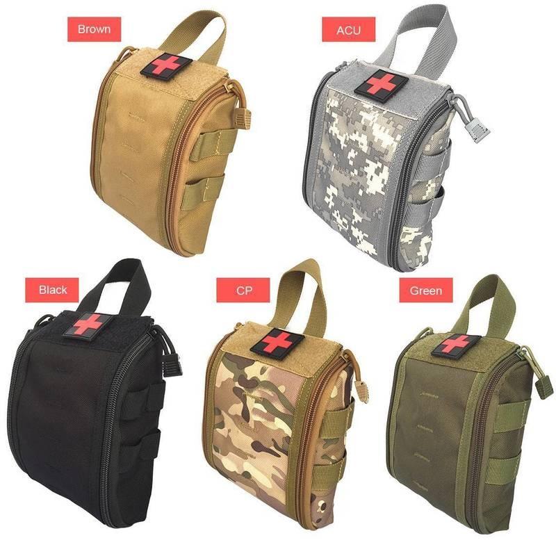 First Aid Kit Emergency Kit Tactical Survival EDC Molle Rip-Away EMT Pouch Bag IFAK Medical  Outdoor Tool