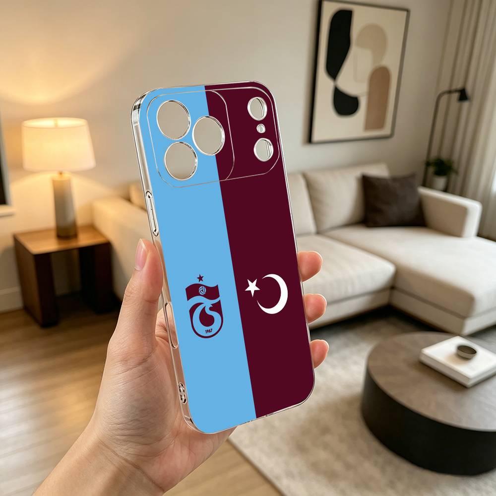 Чехол для телефона T-Trabzonspor Прозрачный Силиконовый Мягкий Для iPhone 17 16 15 14 13 12 11 Mini Pro Max Plus