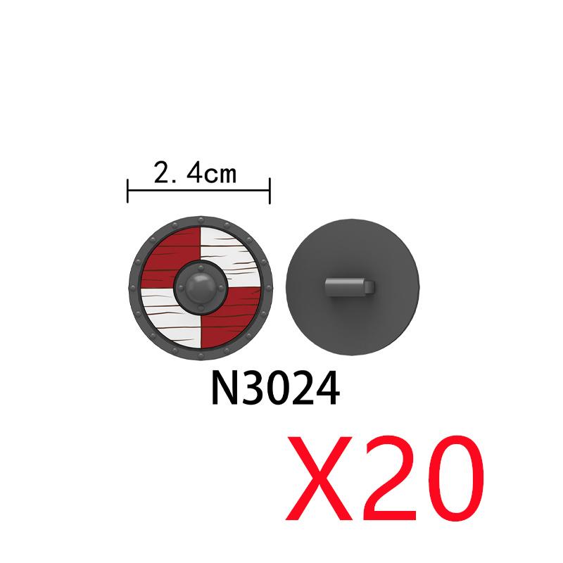 MOC Средневековые Строительные Блоки Персонаж Рыцарь Воин Набор Аксессуаров Шлем Наплечники Щит Лук Стрела Кирпич Подарок Игрушка X022