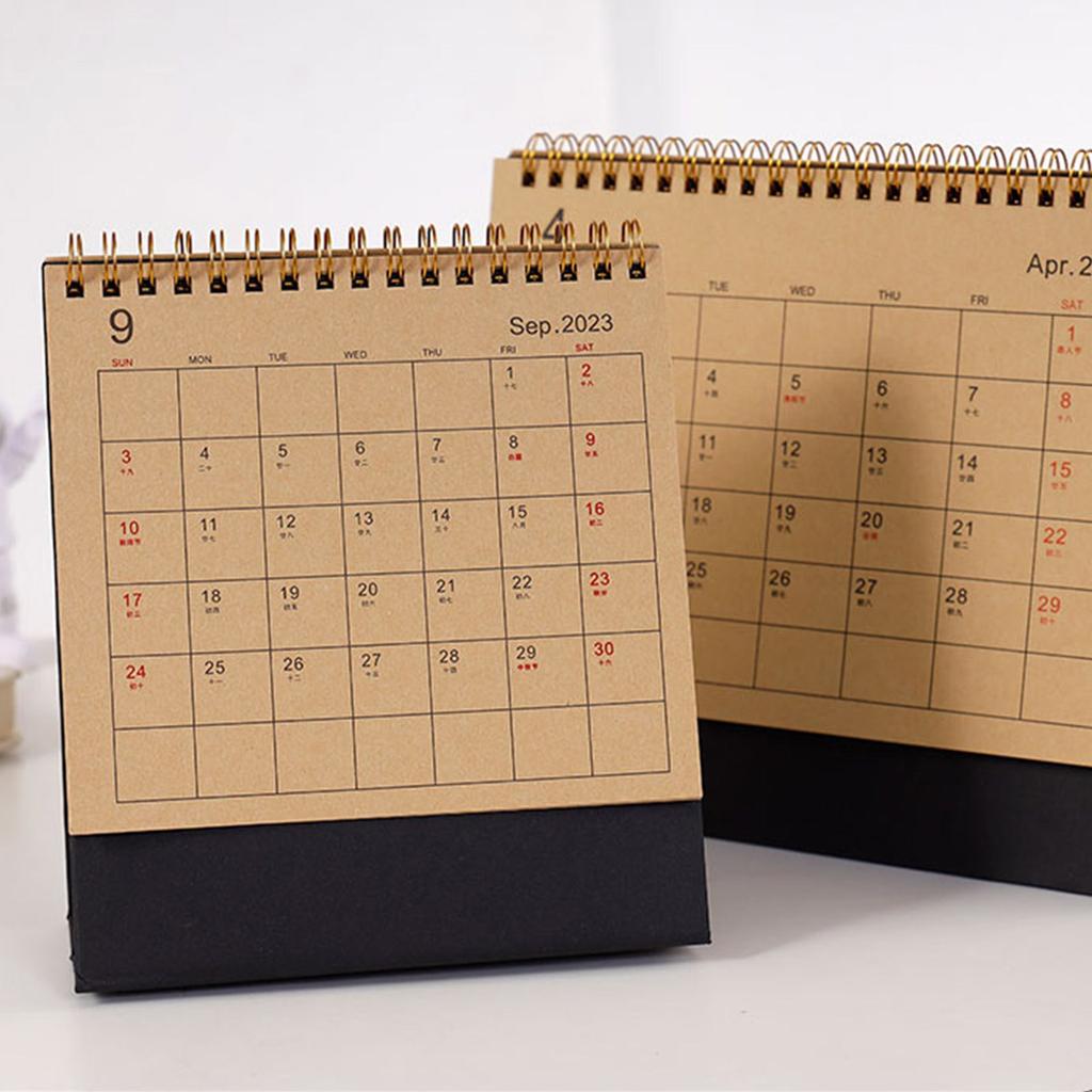 Календарь 2025 года Простой настольный календарь Ежегодный планировщик Годовой календарь Настольный календарь Маленький настольный календарь для школы