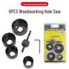 Woodworking Hole Saw Set for Drilling Gypsum Board and Plastic