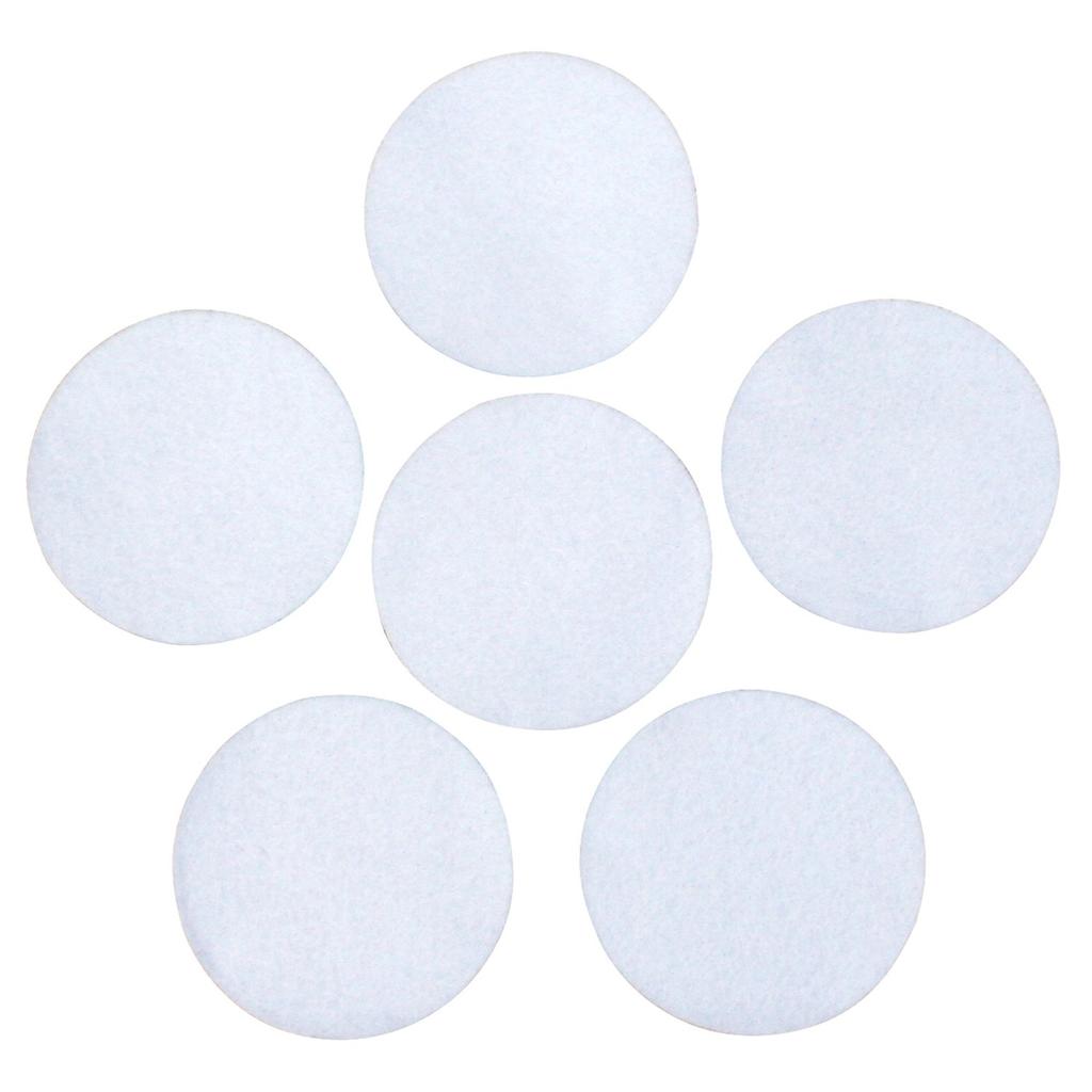 White Adhesive Felt or DIY Professional Craft 5 Lgfc Circles, 2"/3"/4" 5" Wide, Self-Stick, Die-Cut, Projects, Finish, Packages, White,
