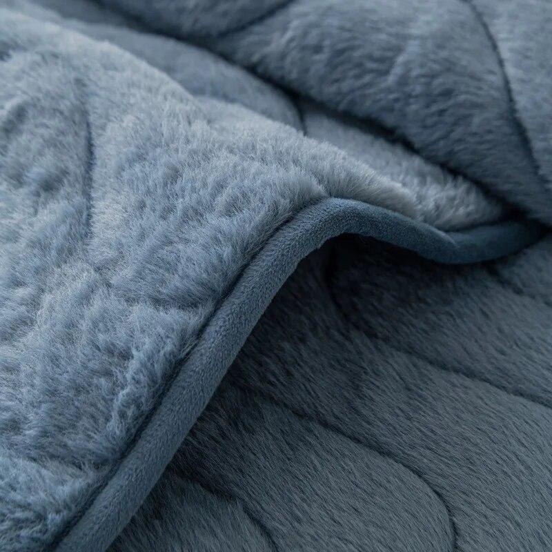 Winter Thickened Non-Slip Cushion Simple Modern Sofa Cover Cover Cloth Plush Super Soft Wavy Sofa Cushion