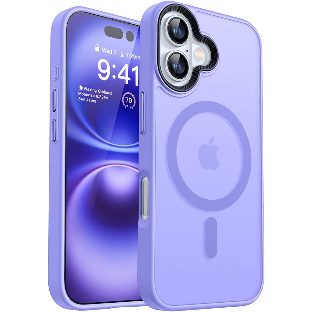 Прочный магнитный чехол Magsafe для беспроводной зарядки iPhone 16 16E 15 14 13 12 Pro Max Plus, гибридный противоударный чехол военного класса