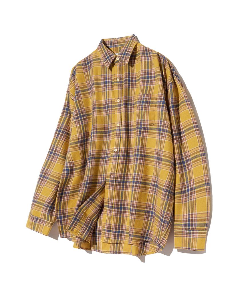 STANDARDERROR [2Pack] Long-Sleeve Check Shirt Package (15 Types) (B Type)