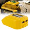 USB Power Source Li-Ion Battery Charger Adapter DCB090 For Dewalt 12-18V Battery