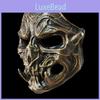 Silver And Copper Predator Resin Mask Role Play Prop For Halloween And Party Decor