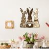 Easter Wooden Hanging Sign Bunny Welcome Decor, Decorative, Practical Cute Door Wall Plaque