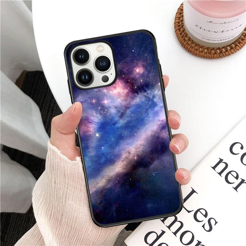 Межзвездный Фиолетовый Космос Звезда Чехол для телефона Для iphone 14 13 12 11 Pro Max Чехол Для iphone 14 13 Pro XS MAX X XR SE2 8 7 Plus чехол