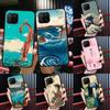 Японская волновая art Чехол для Huawei Nova 12i 12s 11i 8i Y91 Y60 Y70 Y72 Y90 Y61 9 10 SE P20 P40 Lite P30 P60 Pro