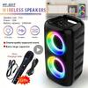 Караоке Радио FM Bluetooth Динамик Портативный Беспроводной С Микрофоном Лампа Машина Caixa De Som Саундбокс Музыка Сабвуфер Светодиодный TWS
