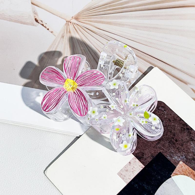 Милые и свежие заколки-крабики для волос в стиле граффити, заколки-акулы для пучка на затылке, аксессуары для волос