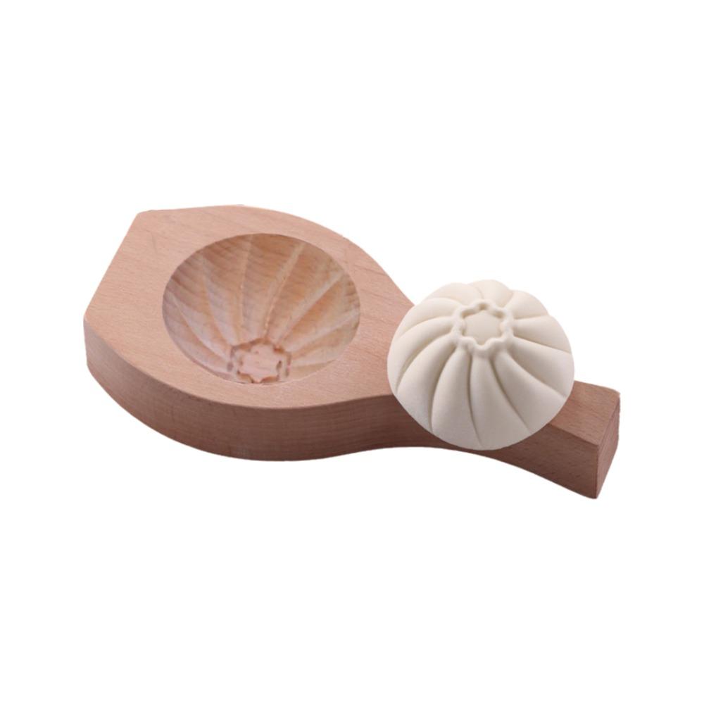 Star Pattern Wood Baozi Mold Deepened Steamed Bread Mold Creative Steamed Bun Mold Household