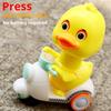 Детская игрушка-мотоцикл Push Duck для мальчиков и девочек, инерционная игрушка-машинка с оттяжкой