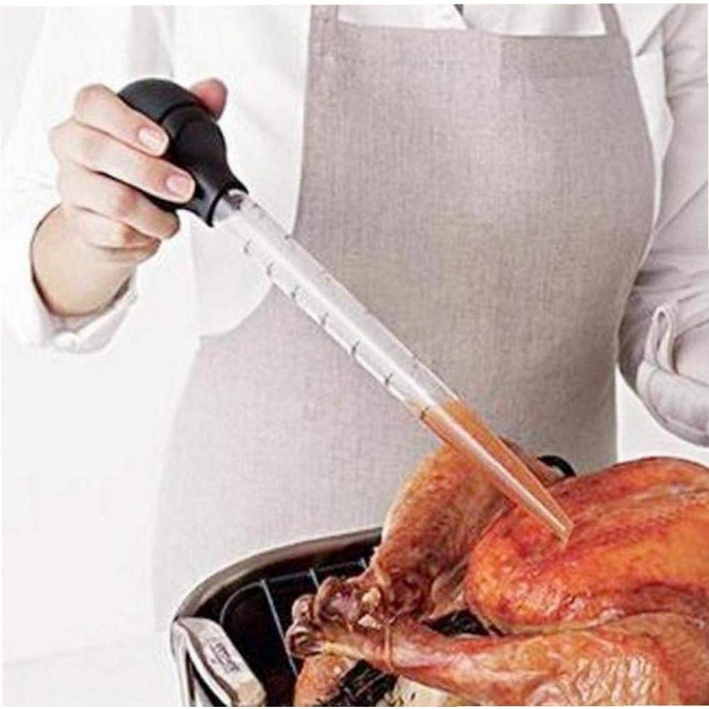 30ml 28cm New Kitchen Cooking Gadgets Turkey Oil Dropper Chicken Barbecue Food Baster Tube Pipe