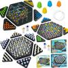 Chain Triangle Board Puzzle Game Family Parent-Child Interactive Game Exercise Logic Puzzle Toy