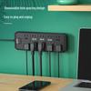 Deli 10-Outlet Power Strip with 5m Extension Cord CN plug (adapter included)