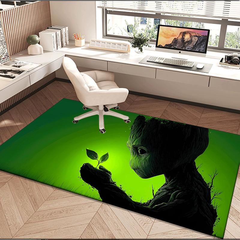 Groot Area Rug Suitable for Indoor And Outdoor,Carpets for Playroom, Homes, Offices, Living Rooms,Home Decor,Christmas Fan Gift