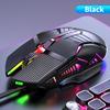 Проводная игровая мышь USB-мышь игровая RGB геймерская мышь 6 кнопок со светодиодной подсветкой бесшумные мыши для ПК портативного компьютера HMM