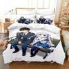 Kawaii Anime Absolute Duo Комплект постельного белья Пододеяльник Одеяло Постельное белье Пододеяльник Наволочка King Queen Twin Размер Мальчики Девочки Взрослые