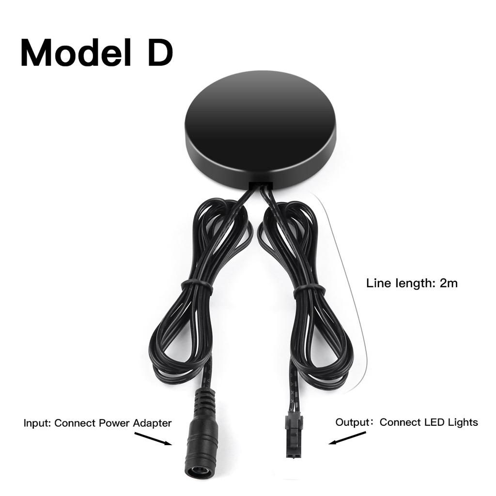 Проникающая деревянная панель 25 мм, беспроводной сенсорный датчик, светодиодный выключатель света, управление 12 В-24 В, 60 Вт, ручное управление, сенсорный диммер с регулируемой яркостью