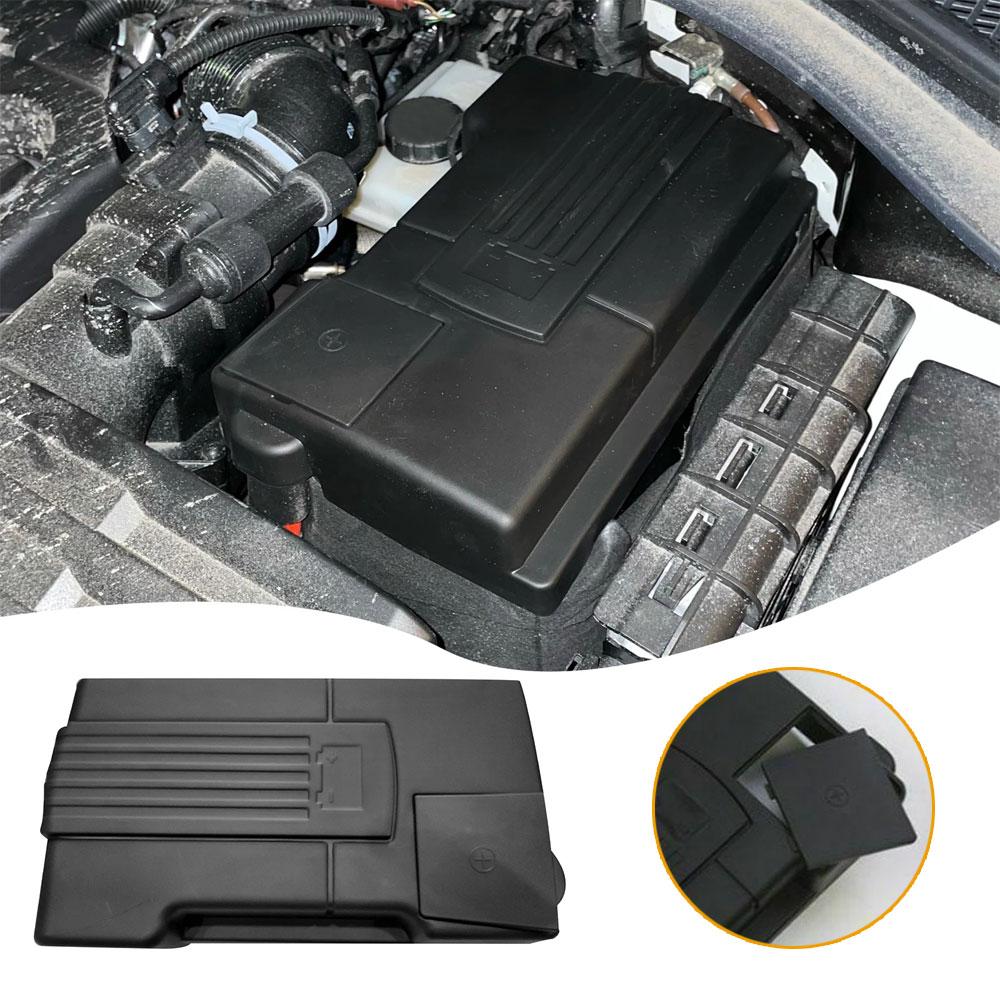 Engine Battery Dust Cover Negative Electrode Waterproof Protective Cover for Skoda Kodiaq Octavia 5E A7 for VW Tiguan 2016-2021