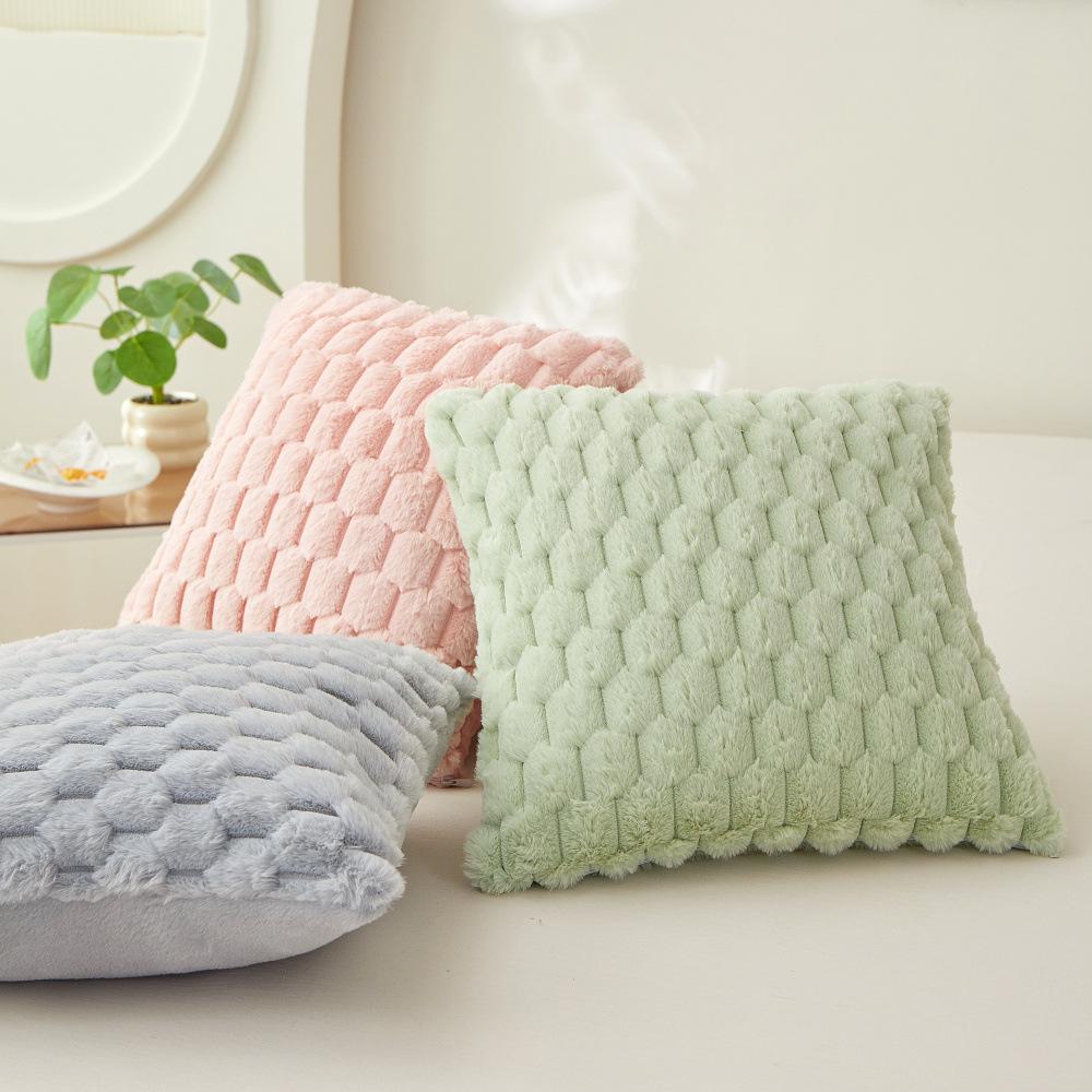 Новая плюшевая поясничная подушка-спинка Super Label для дивана с наполнителем