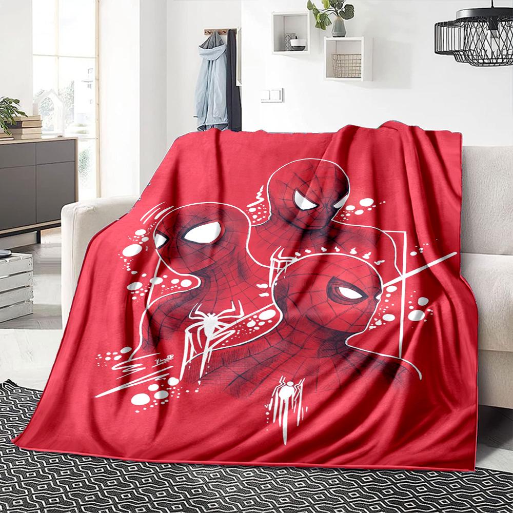 Spiderman Triumphant Return Blanket Soft Throw Blanket For Home Bedroom Bed Sofa Travel Office Solid Christmas Blanket