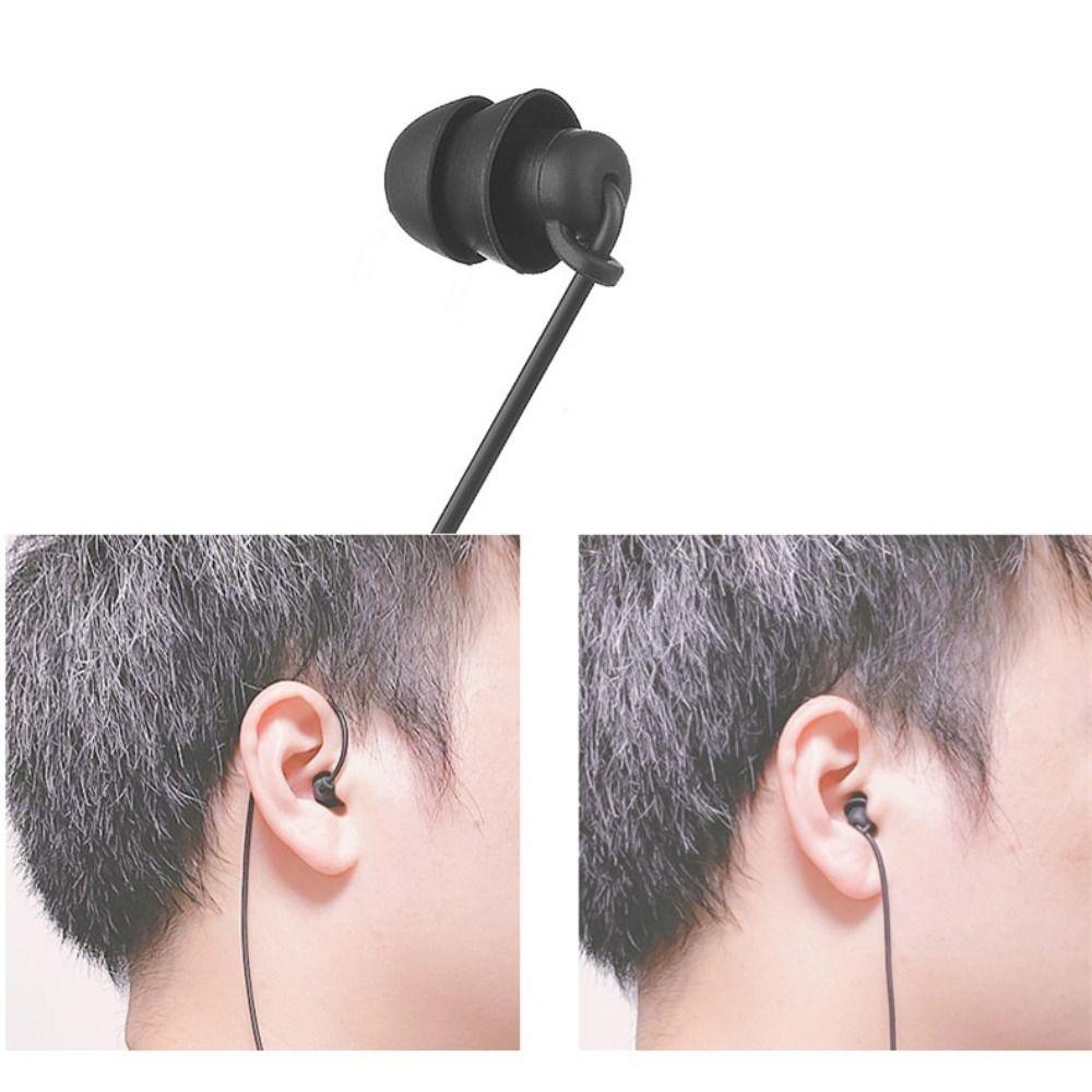 Heavy Bass 3.5mm Spring Earphones In Ear Single Headphones Single Side Earphone MP3 Computer