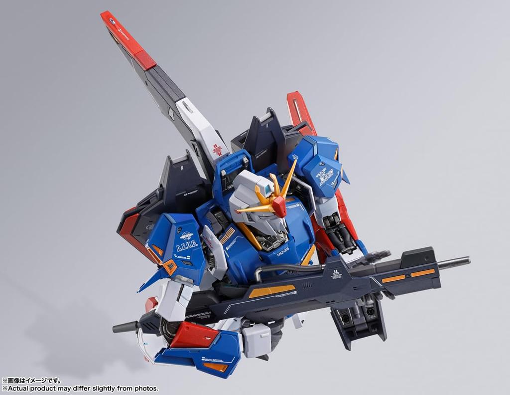TAMASHII NATIONS METAL BUILD Mobile Suit Z Gundam Zeta Gundam, approximately 190mm, PVC, ABS, and die-cast painted action figure