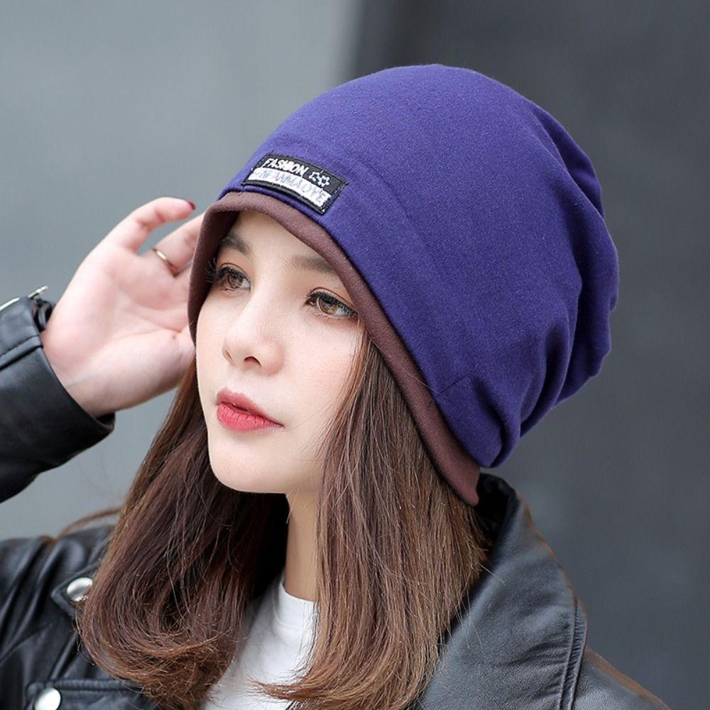 Ruffle Turban Hat Solid Color Beanie Scarf Casual Plait India Hat