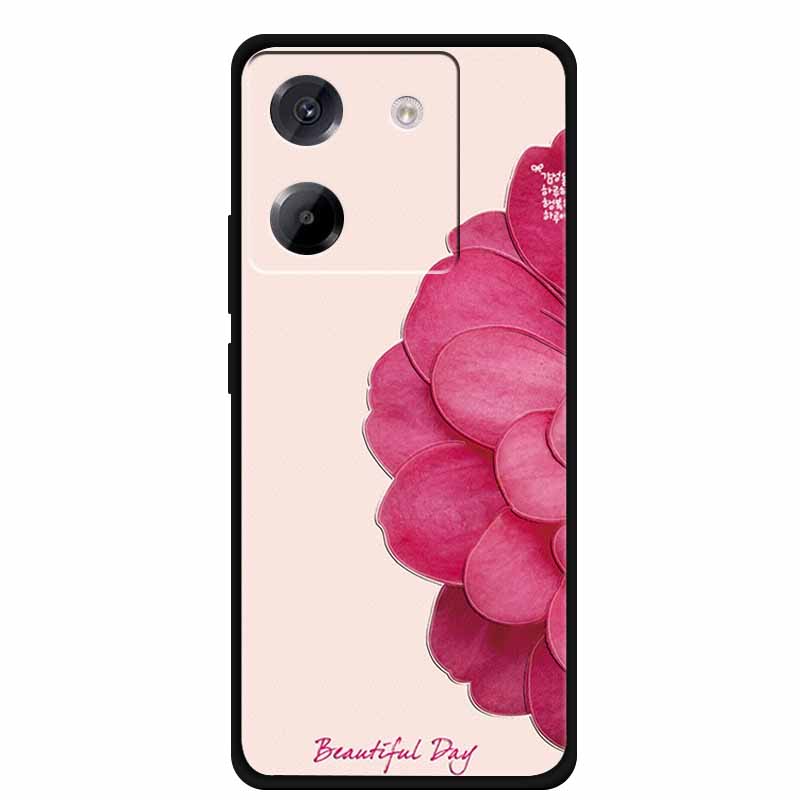 Чехол для телефона Poco M7 Plus Pro, мягкий силиконовый чехол из ТПУ для Poco M 7 PocoM7, 3D тиснение, цветочные бутоны, мультяшный аниме бампер