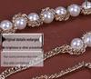 Женская цепочка на талию с жемчугом большого размера для платьев