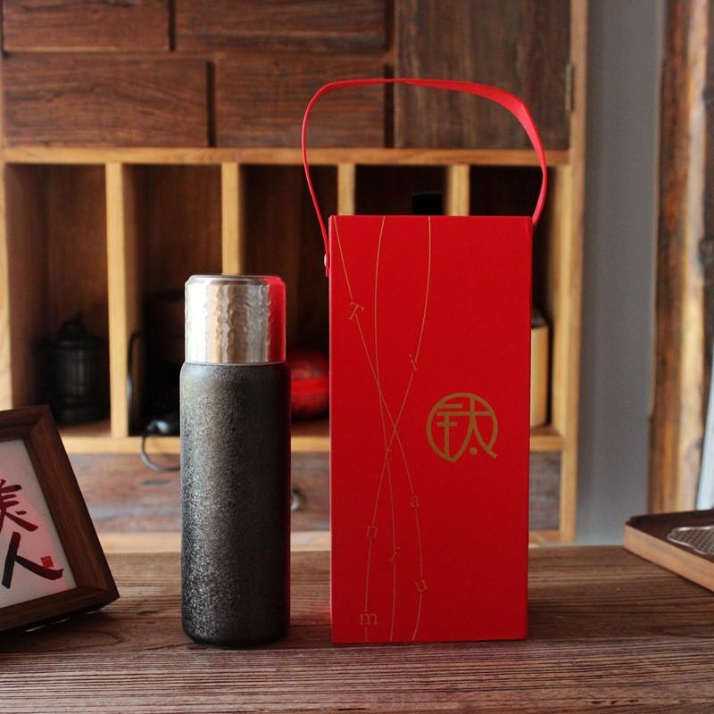 Titanium Insulated Water Cup Large Capacity Tea Separation Business Gift Office Travel Outdoor