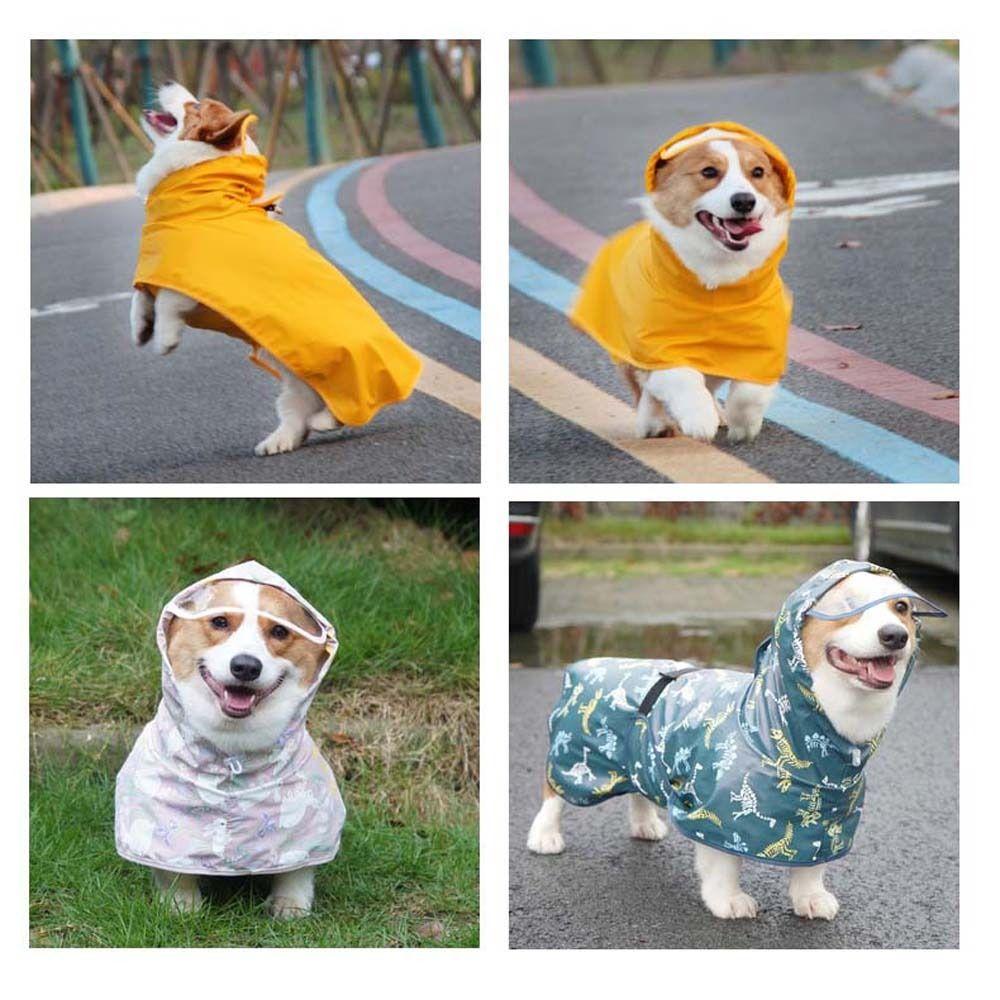 Waterproof Puppy Dog Apparel Clothes Hoody Dog Raincoat Pet Supplies Pet Rain Jacket Dog Clothes