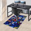 1 шт. Футбольные ворота Нескользящий ковер для пола Совместим для офиса, гостиной, спальни, столовой - Плоский - Машинное плетение-S0317