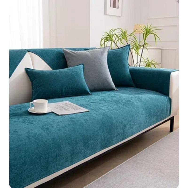 Водонепроницаемые чехлы для диванов, однотонные противоскользящие чехлы для диванов, чехлы для диванов, подушки для домашних животных, детские коврики, полотенца для гостиной