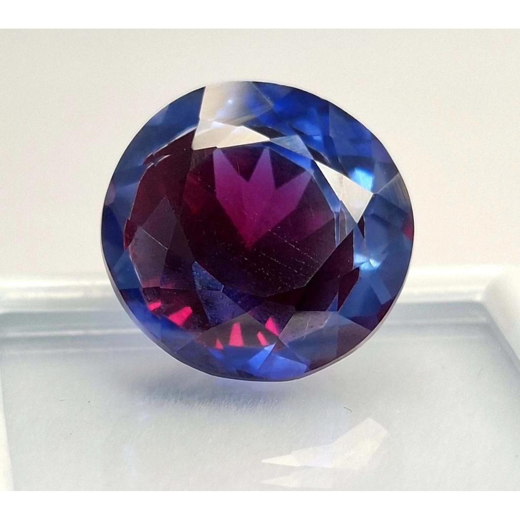 Pitambari Sapphire Natural 12-14 Ct Round Cut Fabulous Certified Loose Gemstone