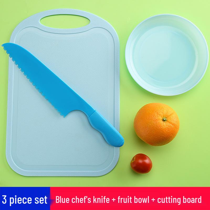 Children's Safe Plastic Knife Set – Ideal for Early Education and Kindergarten.