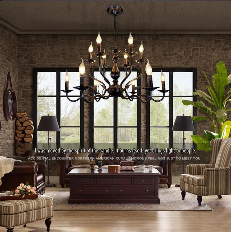 Double Layer Industrial Style Pendant Light for Coffee Shops & Restaurants