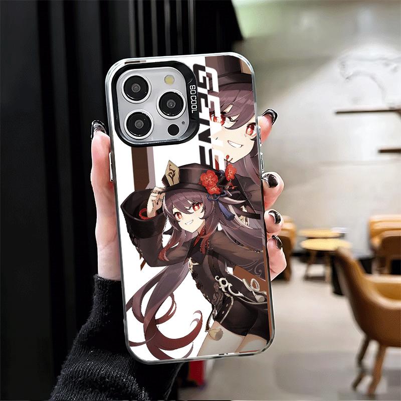 Мягкий чехол для телефона Genshin Impact Design для iPhone 15 16 17 Pro Max 17Air 16E 14 Plus 13 12 Mini Ударопрочный чехол Задняя крышка