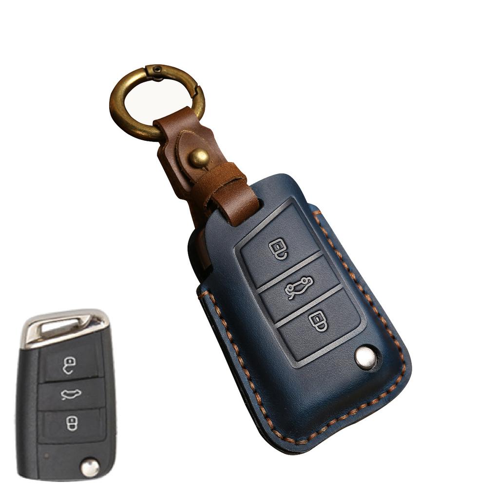 Чехол для ключей от машины для Volkswagen VW Golf 7 gti mk7 r Touran Skoda Octavia 3 Superb Karoq Kodiaq Seat Leon mk3 Ateca, аксессуары