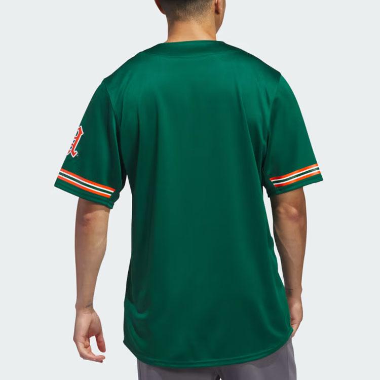 adidas Miami Reverse Retro Replica бейсбольная майка темно-зеленая мужская уличная одежда IN2017