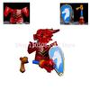MOC Medieval Military Lion Knight Building Blocks Accessories Castle Soldier Shield Armor Model Toy Gift Mini Brick E023 Weapons