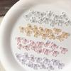 10 шт. Прозрачные 3D стразы для нейл-арта, бантики, шармы, аксессуары, детали для маникюра, материалы для украшения ногтей
