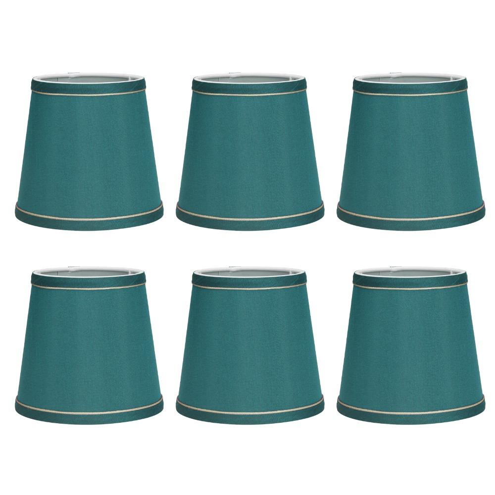6PCS Fabric Lampshade Clip On Design Small Lamp Shades Simple Lamp Cover Floor Lamp